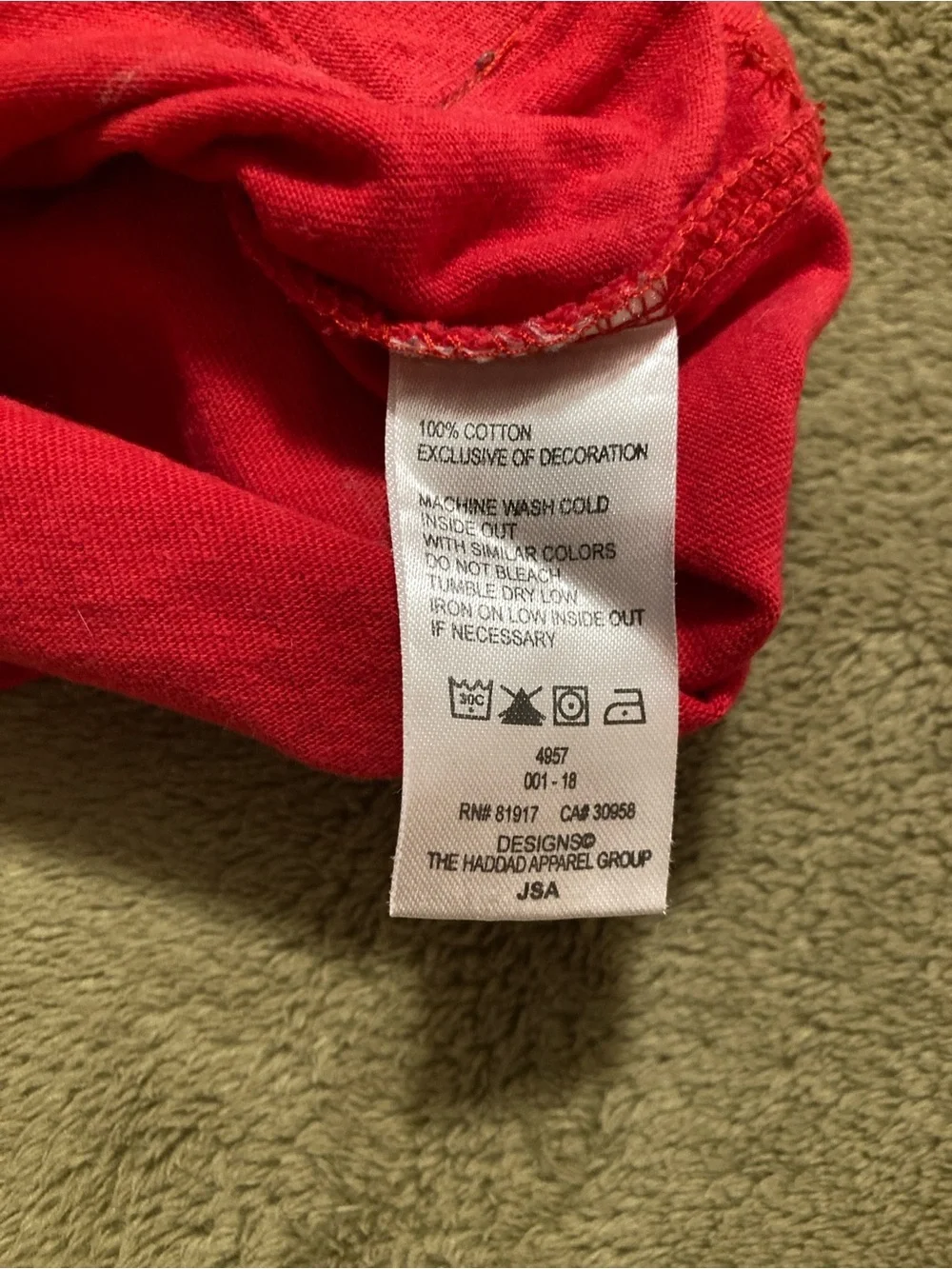NWOT Nike Philadelphia Phillies Tee T Shirt Short Sleeve Red White Boys XL